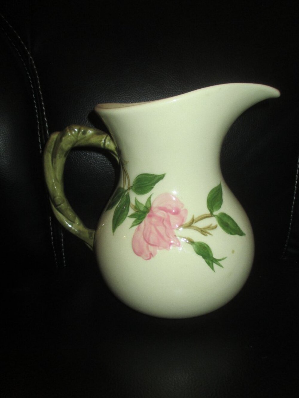 Vintage Franciscan Desert Rose Pitcher Water Milk Juice 6 1/2" - Picture 2 of 5